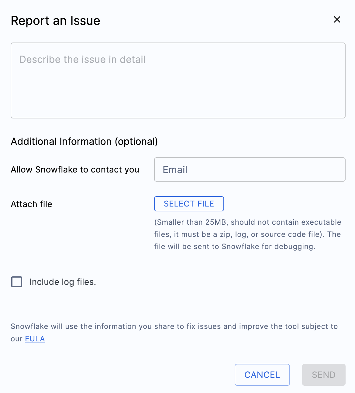 Report an Issue