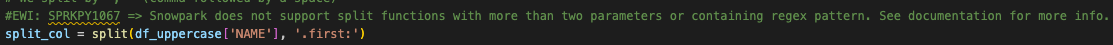 Code line responsible for error