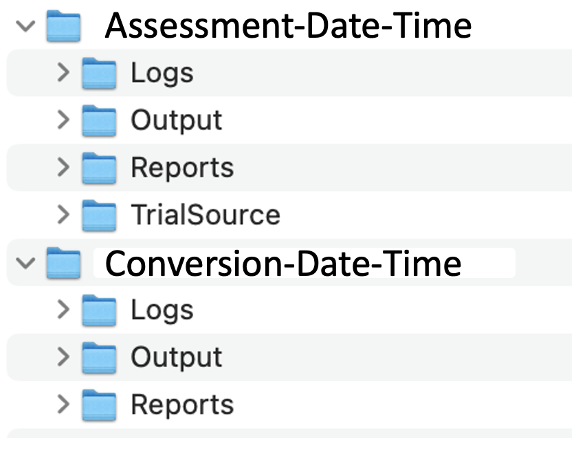 Output Directory File Structure