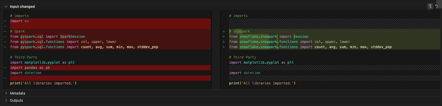 Imports edited