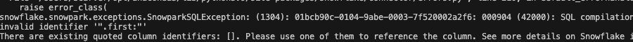 Script fail error