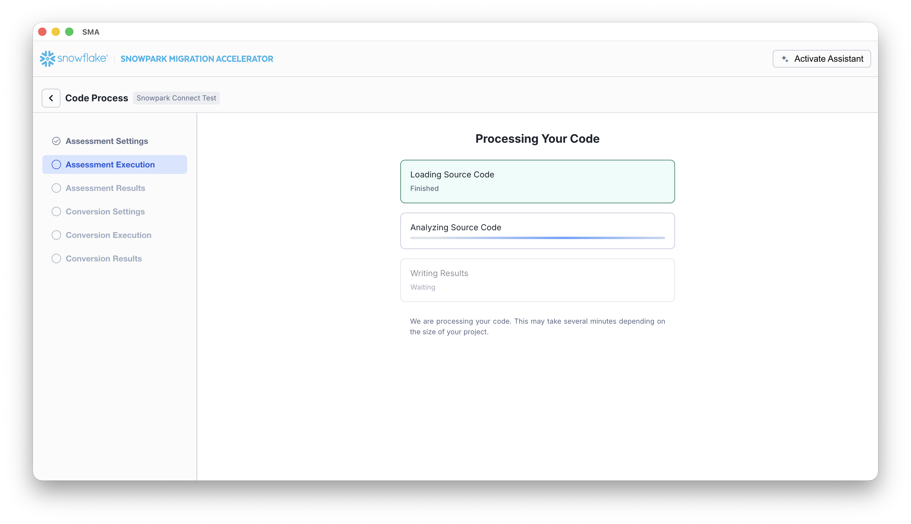 Analysis in progress