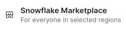 Snowflake Marketplace listing visibility option in Provider Studio