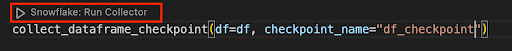 Running a single checkpoint