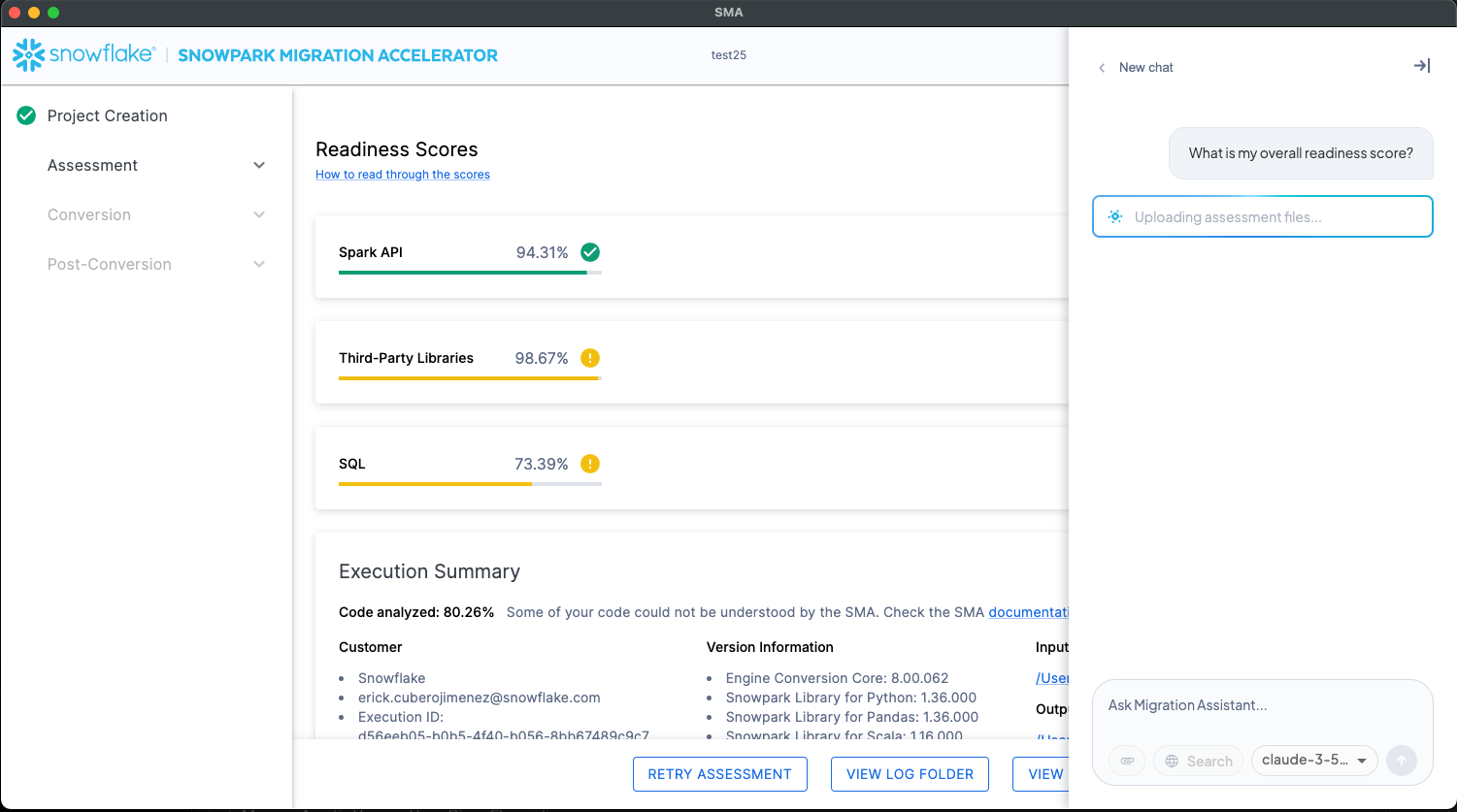 Assistant Upload Assessment Files