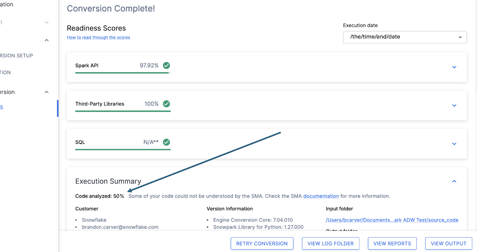 Code that could not be processed